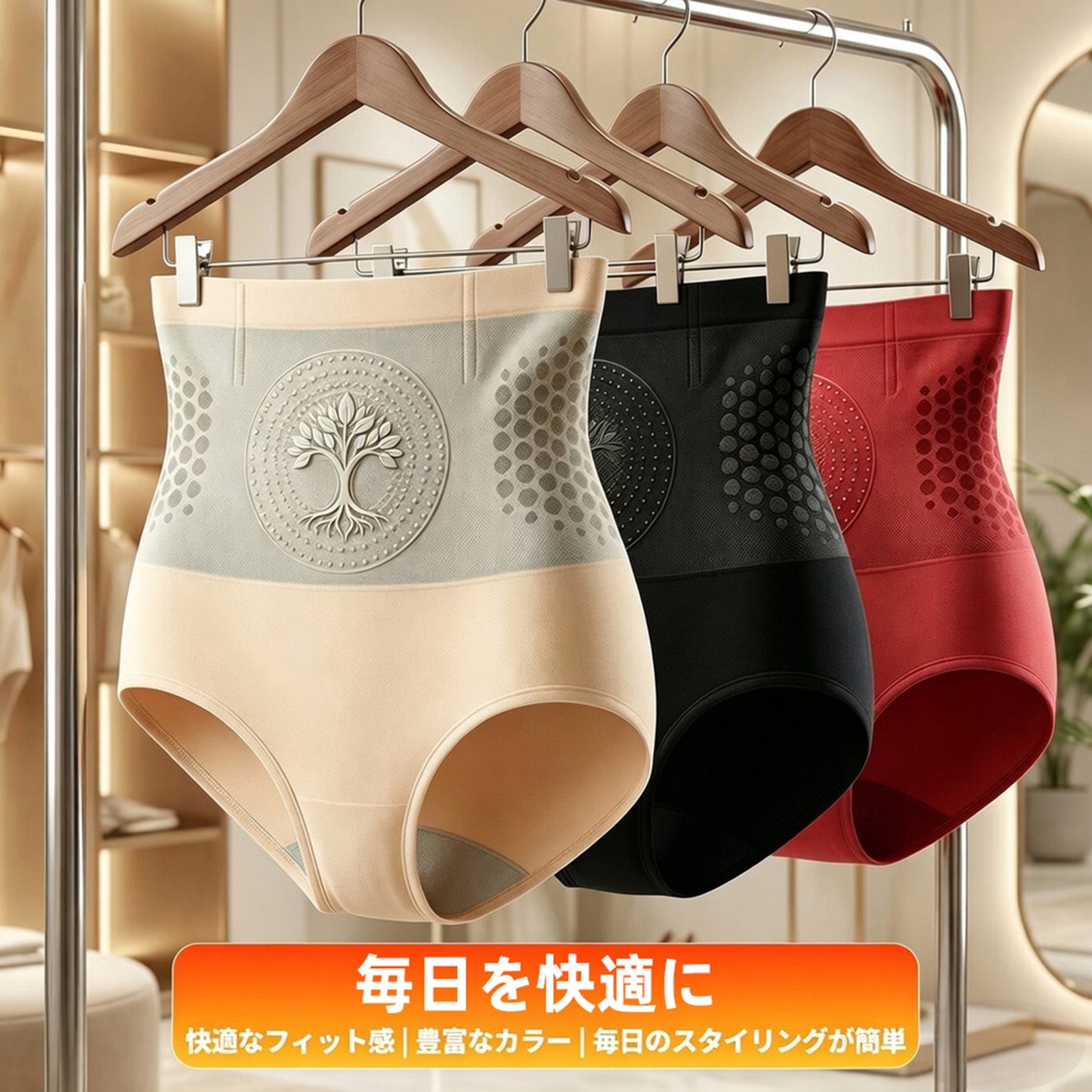 公式ブランドストア📢🌭 | 👨‍⚕️ 𝐋𝐔𝐂𝐊𝐘𝐒𝐎𝐍𝐆® 𝟐𝟎𝟐𝟔 モリンガ＆ベルベリン配合 𝟒-𝐢𝐧-𝟏 マイクロ粒子 シェイプアップ＆脂肪燃焼ショーツ 💐💐